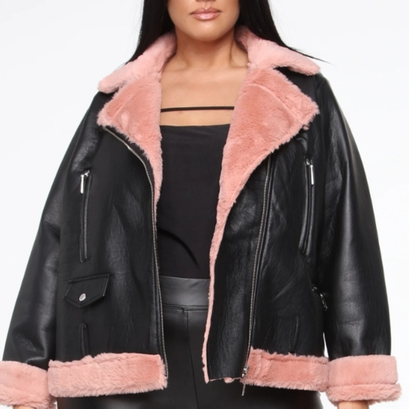 FashionNova All Fur Me Moto jacket - Picture 11 of 16
